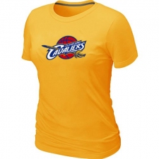 NBA Women's Cleveland Cavaliers Big & Tall Primary Logo T-Shirt - Yellow