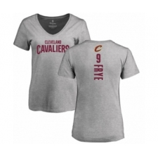 NBA Women's Nike Cleveland Cavaliers #9 Channing Frye Ash Backer T-Shirt