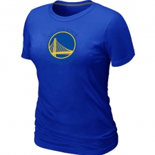 NBA Women's Golden State Warriors Big & Tall Primary Logo T-Shirt - Blue