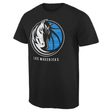 NBA Men's Dallas Mavericks Noches Enebea T-Shirt - Black