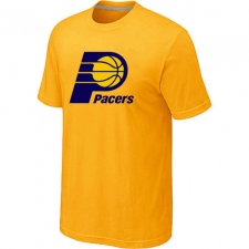 NBA Men's Indiana Pacers Big & Tall Primary Logo T-Shirt - Yellow