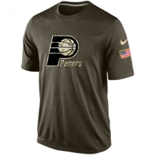 NBA Men's Indiana Pacers Nike Olive Salute To Service KO Performance Dri-FIT T-Shirt