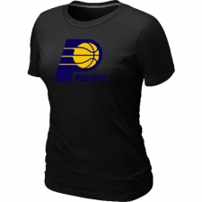 NBA Women's Indiana Pacers Big & Tall Primary Logo T-Shirt - Black