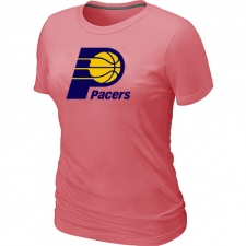 NBA Women's Indiana Pacers Big & Tall Primary Logo T-Shirt - Pink