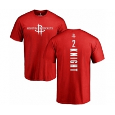 NBA Nike Houston Rockets #2 Brandon Knight Red Backer T-Shirt