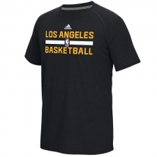 NBA Men's Los Angeles Lakers Adidas On-Court Climalite Ultimate T-Shirt - Black