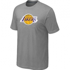 NBA Men's Los Angeles Lakers Big & Tall Primary Logo T-Shirt - Grey