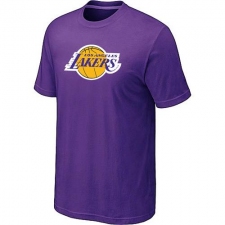 NBA Men's Los Angeles Lakers Big & Tall Primary Logo T-Shirt - Purple