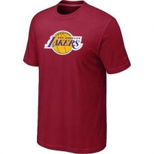 NBA Men's Los Angeles Lakers Big & Tall Primary Logo T-Shirt - Red