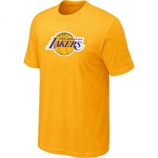 NBA Men's Los Angeles Lakers Big & Tall Primary Logo T-Shirt - Yellow