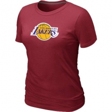 NBA Women's Los Angeles Lakers Big & Tall Primary Logo T-Shirt - Red