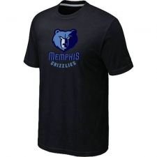 NBA Men's Memphis Grizzlies Big & Tall Primary Logo T-Shirt - Black