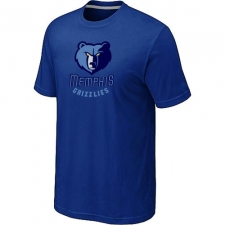 NBA Men's Memphis Grizzlies Big & Tall Primary Logo T-Shirt - Blue
