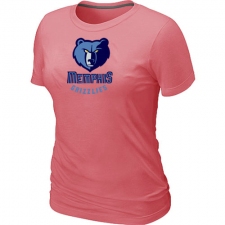 NBA Women's Memphis Grizzlies Big & Tall Primary Logo T-Shirt - Pink