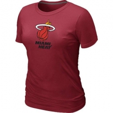 NBA Women's Miami Heat Big & Tall Primary Logo T-Shirt - Red