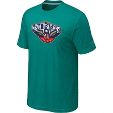 NBA Men's New Orleans Pelicans Big & Tall Primary Logo T-Shirt - Aqua Green