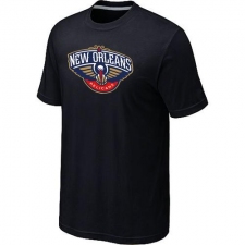 NBA Men's New Orleans Pelicans Big & Tall Primary Logo T-Shirt - Black