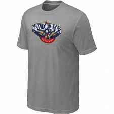 NBA Men's New Orleans Pelicans Big & Tall Primary Logo T-Shirt - Grey