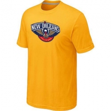 NBA Men's New Orleans Pelicans Big & Tall Primary Logo T-Shirt - Yellow