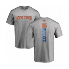 Basketball New York Knicks #25 Reggie Bullock Ash Backer T-Shirt