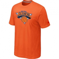 NBA Men's New York Knicks Big & Tall Primary Logo T-Shirt - Orange