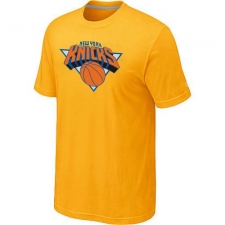 NBA Men's New York Knicks Big & Tall Primary Logo T-Shirt - Yellow