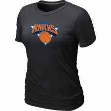 NBA Women's New York Knicks Big & Tall Primary Logo T-Shirt - Black