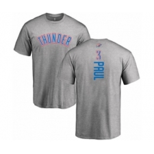 Basketball Oklahoma City Thunder #3 Chris Paul Ash Backer T-Shirt