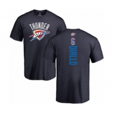 Basketball Oklahoma City Thunder #6 Hamidou Diallo Navy Blue Backer T-Shirt