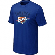 NBA Men's Oklahoma City Thunder Big & Tall Primary Logo T-Shirt - Blue