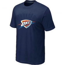 NBA Men's Oklahoma City Thunder Big & Tall Primary Logo T-Shirt - Navy