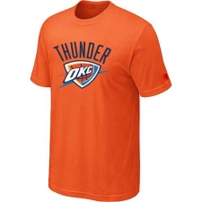 NBA Men's Oklahoma City Thunder Big & Tall Primary Logo T-Shirt - Orange