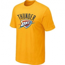 NBA Men's Oklahoma City Thunder Big & Tall Primary Logo T-Shirt - Yellow