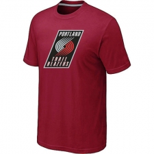 NBA Men's Portland Trail Blazers Big & Tall Primary Logo T-Shirt - Red