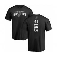 Basketball San Antonio Spurs #41 Trey Lyles Black Backer T-Shirt