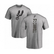 Basketball San Antonio Spurs #77 DeMarre Carroll Ash Backer T-Shirt