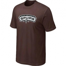 NBA Men's San Antonio Spurs Big & Tall Primary Logo T-Shirt - Brown