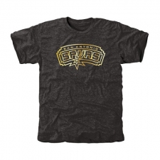 NBA Men's San Antonio Spurs Gold Collection Tri-Blend T-Shirt - Black