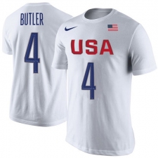 NBA Men's Jimmy Butler USA Basketball Nike Rio Replica Name & Number T-Shirt - White