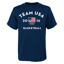 NBA Men's Team USA Basketball Very Official National Governing Body T-Shirt - Navy
