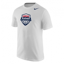 NBA Men's Team USA Nike Basketball Core Cotton T-Shirt - White