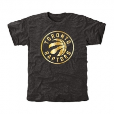 NBA Men's Toronto Raptors Gold Collection Tri-Blend T-Shirt - Black
