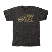 NBA Men's Utah Jazz Gold Collection Tri-Blend T-Shirt - Black