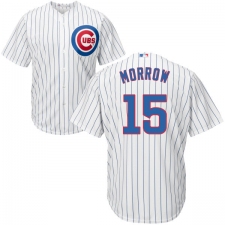 Youth Majestic Chicago Cubs #15 Brandon Morrow Replica White Home Cool Base MLB Jersey