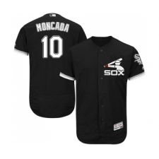 Men's Majestic Chicago White Sox #10 Yoan Moncada Black Flexbase Authentic Collection MLB Jerseys