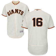 Men's Majestic San Francisco Giants #16 Austin Jackson Cream Home Flex Base Authentic Collection MLB Jersey
