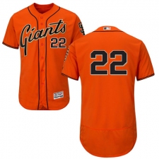 Men's Majestic San Francisco Giants #22 Andrew McCutchen Orange Alternate Flex Base Authentic Collection MLB Jersey