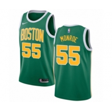 Men's Nike Boston Celtics #55 Greg Monroe Green Swingman Jersey - Earned Edition