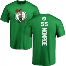 NBA Nike Boston Celtics #55 Greg Monroe Kelly Green Backer T-Shirt