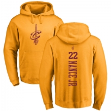NBA Nike Cleveland Cavaliers #22 Larry Nance Jr. Gold One Color Backer Pullover Hoodie